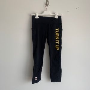 Soulcycle Lululemon pace rival crop size 6